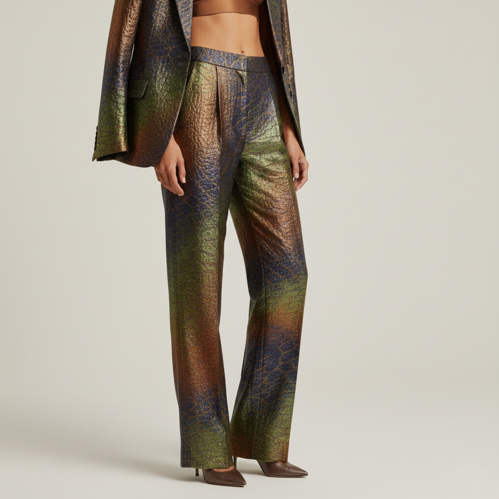 Écorce Impériale Brocade Trouser